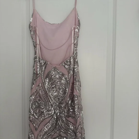 Windsor Sequin Mesh Bodycon Dress - Picture 5 of 7